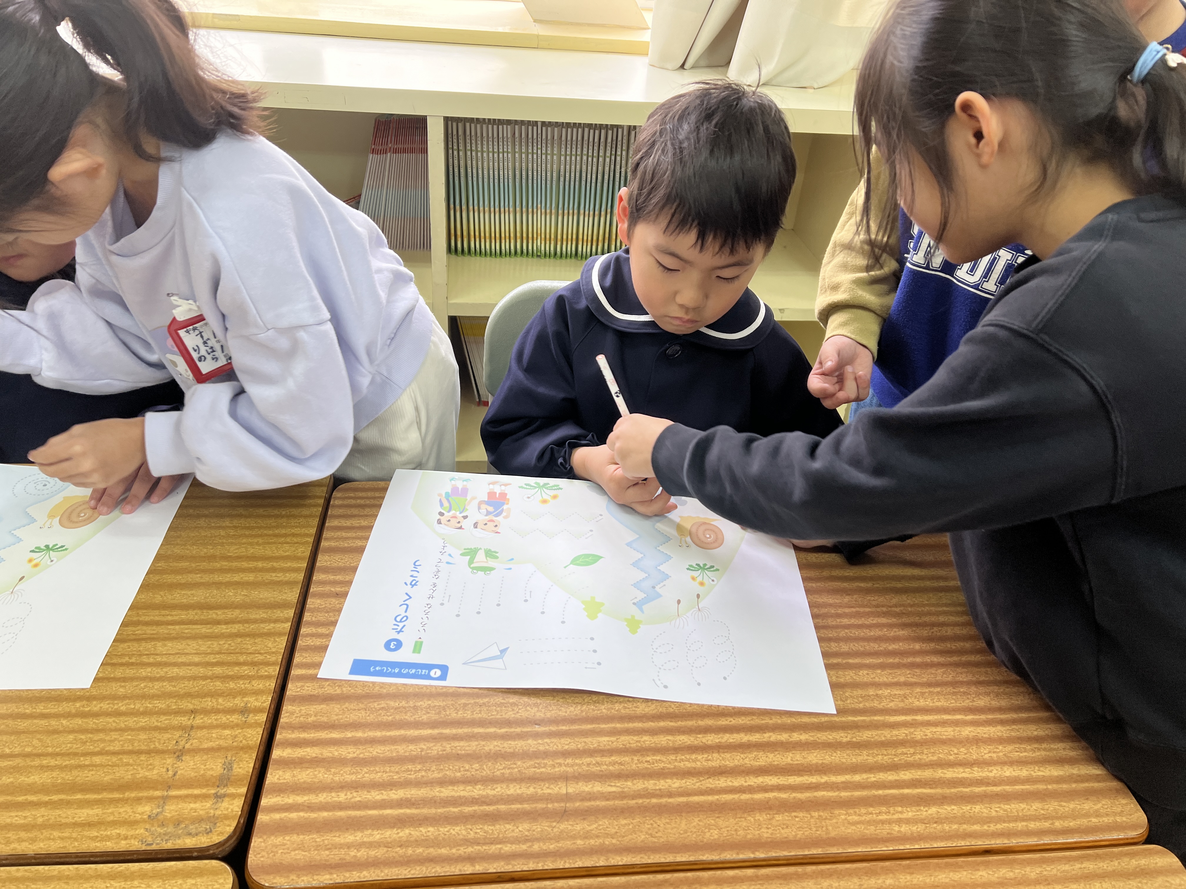 中央小学校　交流会（松原カリーノ保育園）