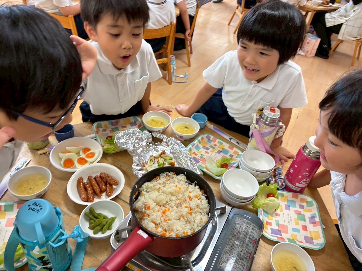 レッツクッキング！！！（カリーノ保育園・松原カリーノ保育園）
