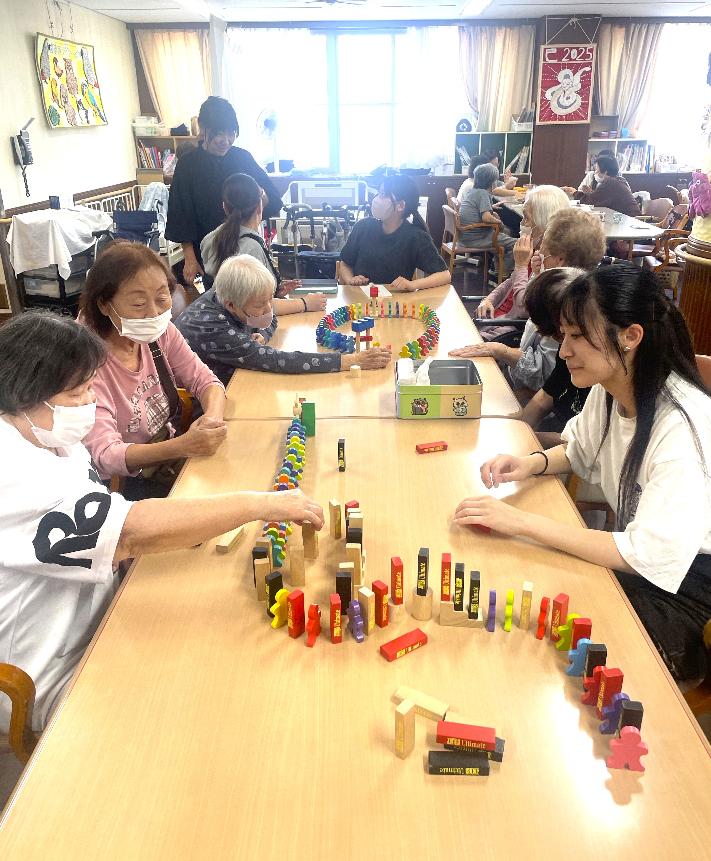 🌸城南女子短期大学🌸学生さん交流！♣喜連西デイサービス♠