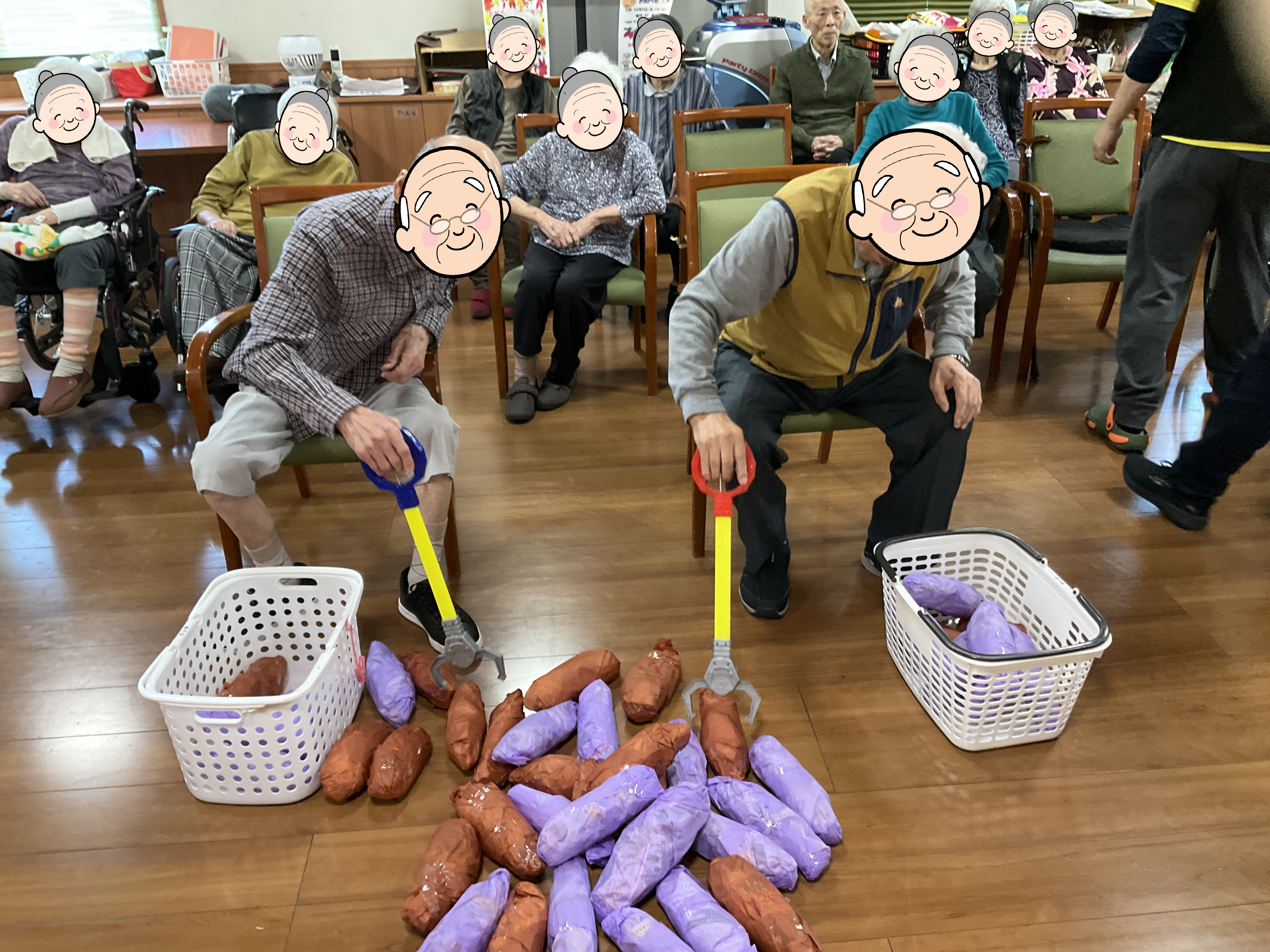 誕生日会とゆたリンピック合同開催（介護付有料老人ホームゆたか）