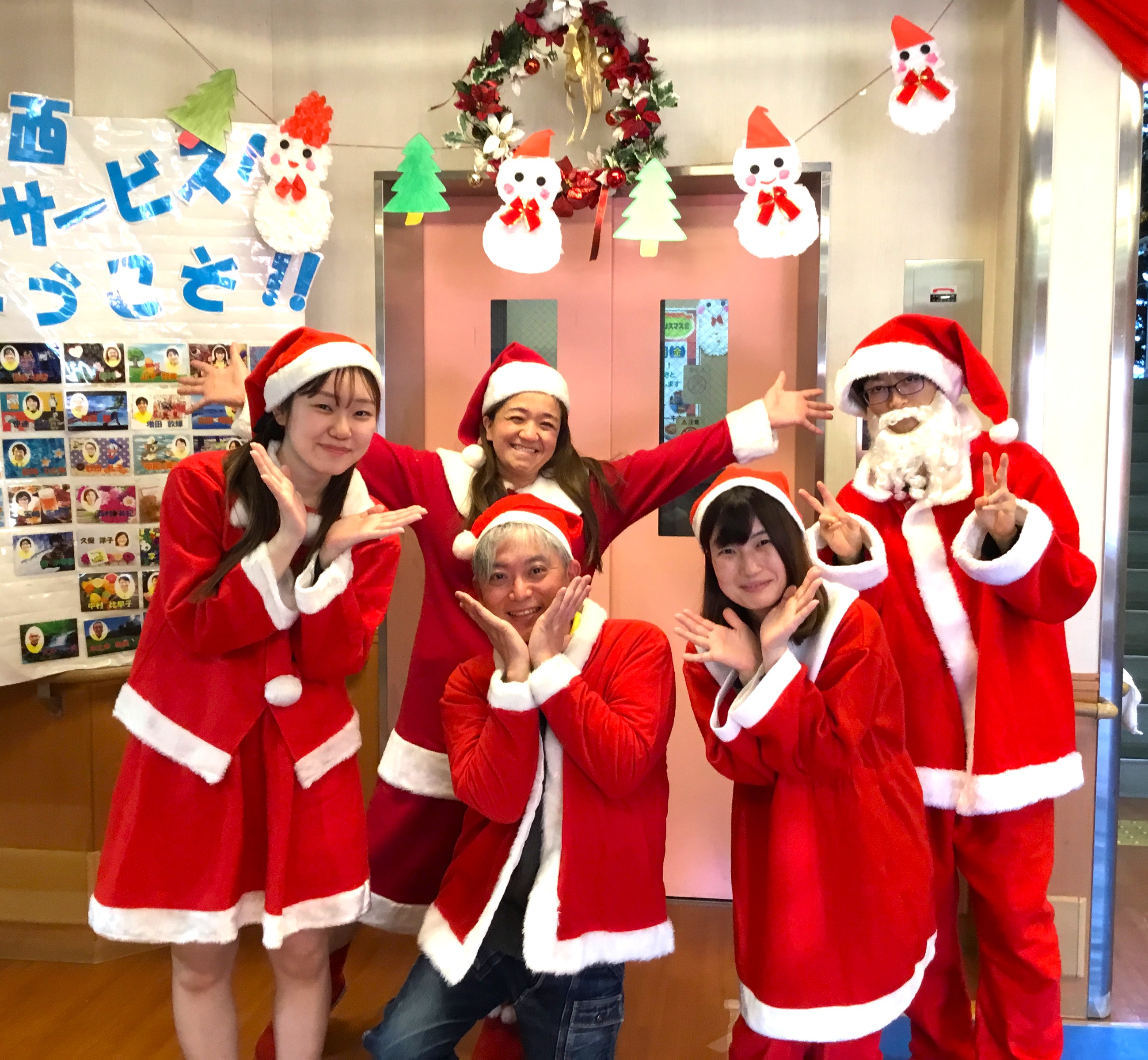 🎅クリスマス会🎄＆もちつき大会‼。゜◦🔴喜連西デイサービス🔴
