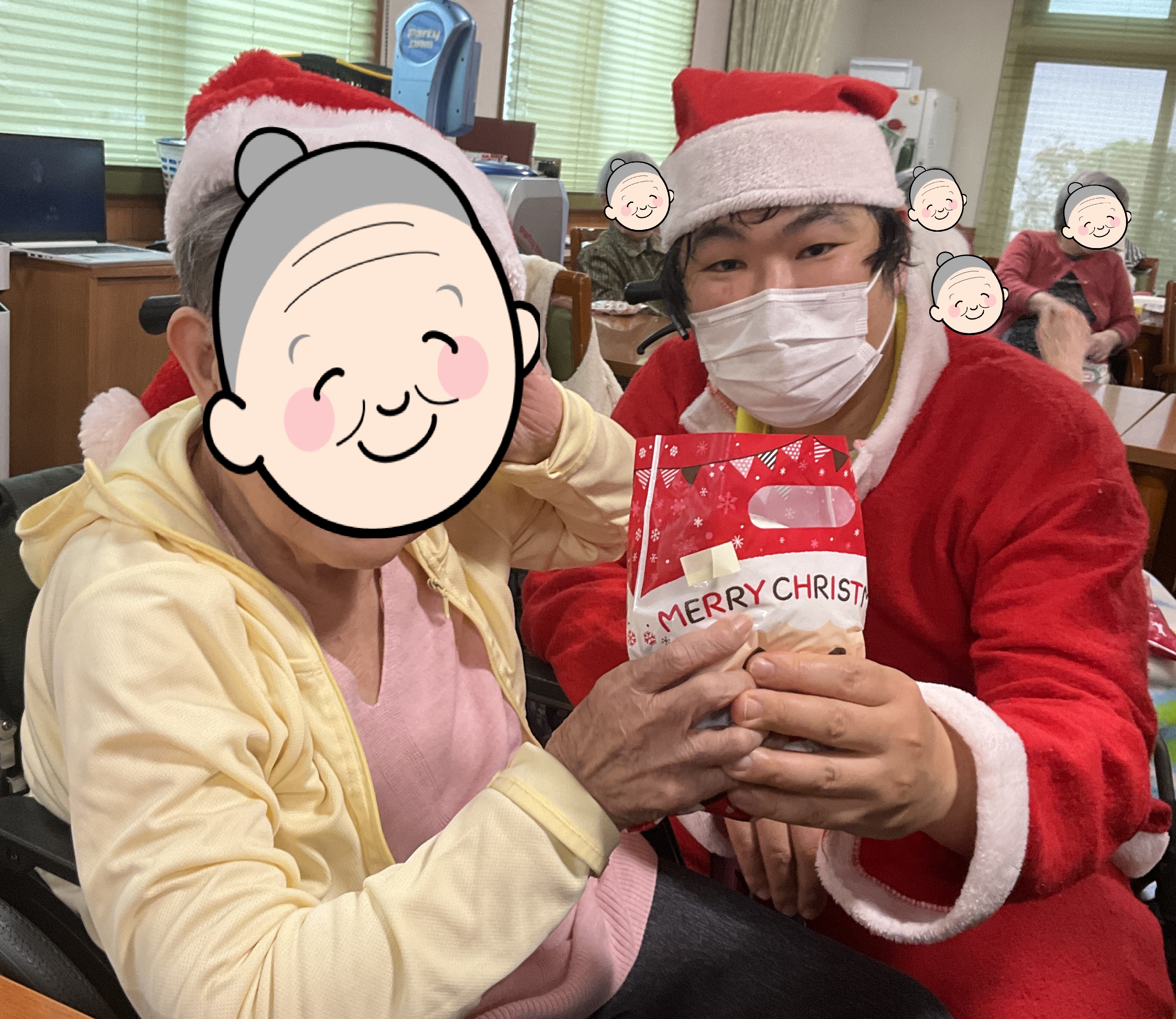 クリスマス会を開催しました。（介護付有料老人ホームゆたか）