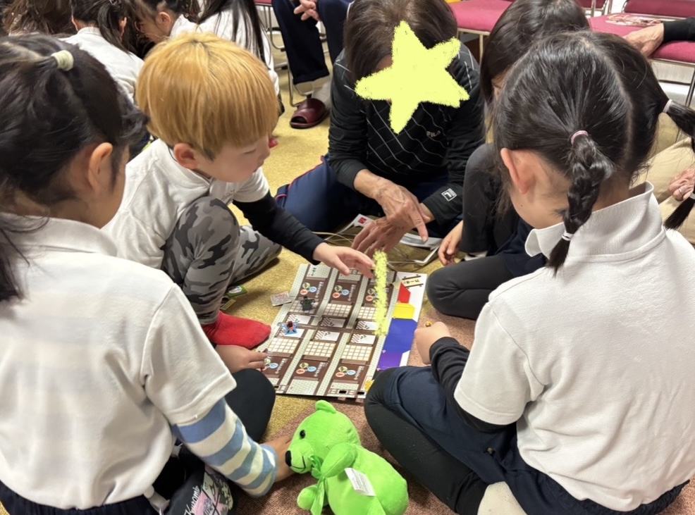 松原カリーノ保育園　5歳児　ひなまつり交流🎎