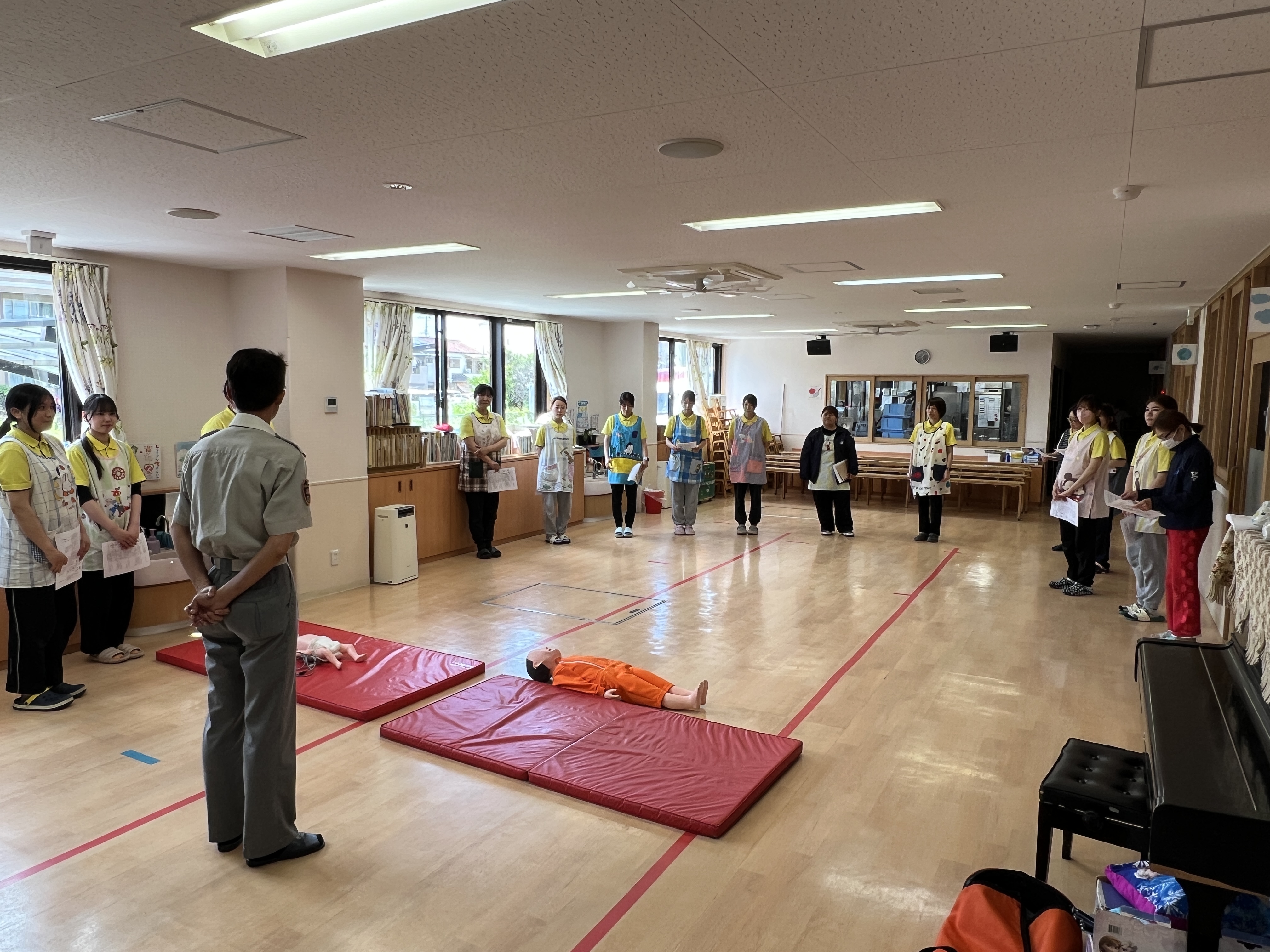 救命救急講習（松原カリーノ保育園）